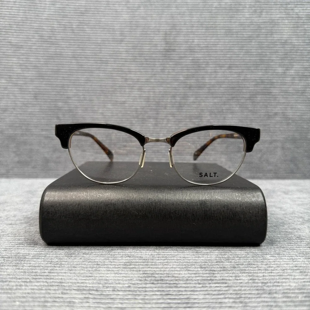SALT Kris BKOK Titanium Cat Eye Y2k Eyeglasses Frame Handcrafted Japan 50-18-145